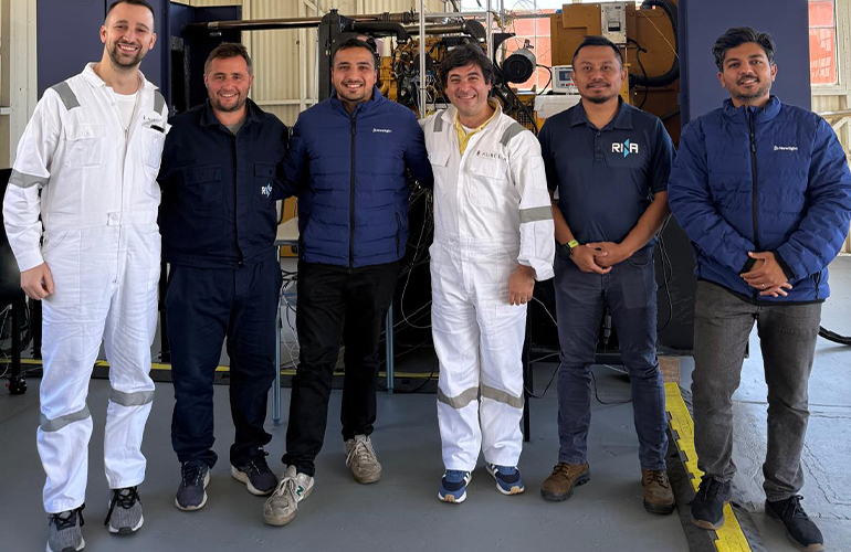 Newlight, RINA and AURELIA team at Factory Acceptance Testing